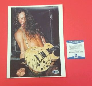 Ted Nugent Signed Vintage 8 " X10 " Color Photo Certified With Beckett Psa Jsa