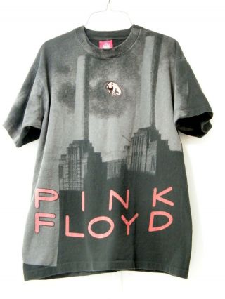 Vintage Pink Floyd Animals T Shirt 1993 Balzout/brockum Large Embroidered.