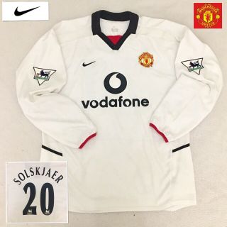 Manchester United Football Shirt Solskjaer Vintage 2002 Nike Jersey