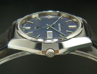 Seiko King Quartz 1976 Vintage Mens Navy Blue Watch 4823 from Japan 2