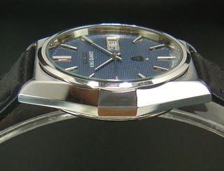 Seiko King Quartz 1976 Vintage Mens Navy Blue Watch 4823 from Japan 3