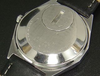 Seiko King Quartz 1976 Vintage Mens Navy Blue Watch 4823 from Japan 8
