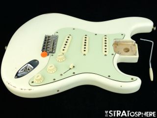 Fender Vintage 60s Road Worn Strat Loaded Body Stratocaster Relic Olympic White