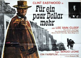 Clint Eastwood In For A Few Dollars More Rare 2sh From 1965