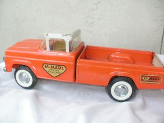 Vintage Nylint U - Haul Pickup Truck w/ extra Decals on Fenders & U - Haul Trailer 2