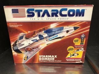 Vintage 1987 Starcom Starmax Bomber Transport Missile Cruiser Dela0158