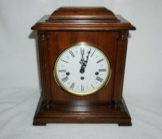 Rare Vintage Sligh Mantle Clock W/franz Hermle 2 Jewel - 0509 - 1 - An - Made In Usa
