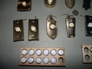 19 Vintage NuTone Doorbells,  20 Pushbuttons in Orig.  Boxes 3