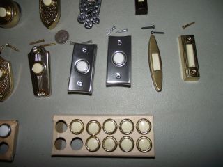 19 Vintage NuTone Doorbells,  20 Pushbuttons in Orig.  Boxes 6