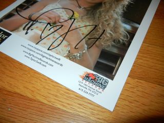 TAYLOR SWIFT Signed Autograph 8.  5x11 EARLY Big Machine Promo Photo MEGA RARE 3