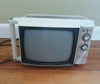 Vtg.  1960s Motorola 12 " Black & White Portable Crt Tv