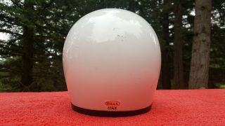 Vintage 1970 Bell Star Toptex Helmet First Generation Small Vision Window 7 3/8 5