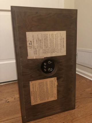 Vintage Acoustic Research AR - 2A Speakers 10