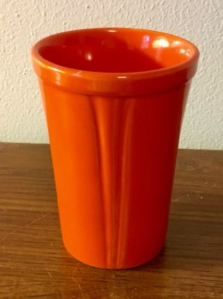 Rare Vintage Riviera Red Juice Tumbler From Homer Laughlin