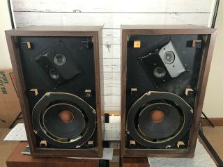 Advent/2 Rare Vintage Speakers 1st Kloss/kotsatos Design All Cond.