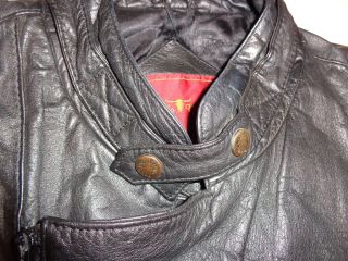 vintage Sergio Valente zipper quilted padded motorcycle riding leather jacket 5
