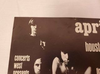 Vintage The Doors April 5 1969 Handbill Houston Coliseum Show Cancelled 3