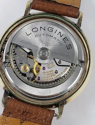 Rare Vintage Mens Longines Automatic 10k GF Cal 340 Swiss Watch - repair 7