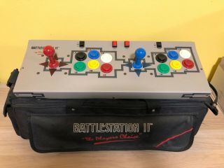 Vintage Battlestation Ii Joystick With Travel Case - Nintendo,  Sega,  C64,  Amiga