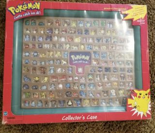 Hasbro Pokemon Collector Case - 151 Pokemon Mini Figures - Rare Htf