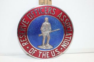1920 ' s Car Badge Reserve Officers Association of the US Vintage Minuteman Topper 3