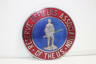 1920 ' s Car Badge Reserve Officers Association of the US Vintage Minuteman Topper 4