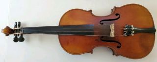 Vintage Antique 4/4 Violin By Joseph Guarnerius With Wooden Case 4