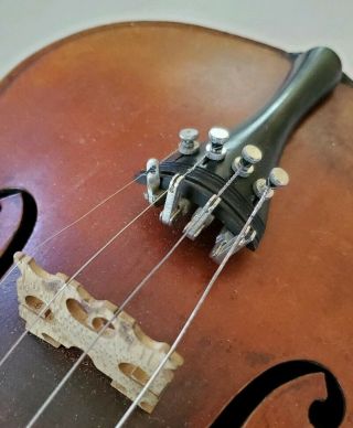 Vintage Antique 4/4 Violin By Joseph Guarnerius With Wooden Case 6