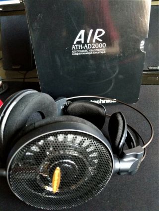 Audio - Technica ATH - AD2000 Headband Headphones - Black - RARE non - x version 4