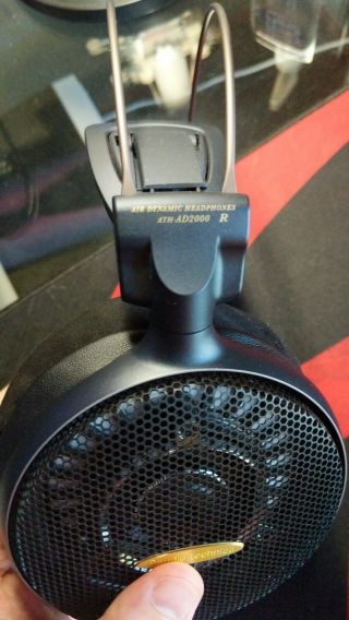 Audio - Technica ATH - AD2000 Headband Headphones - Black - RARE non - x version 6