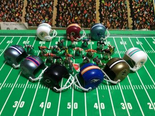 Vintage Nfl Afl Football Mini Gumball Helmets Oilers Bears Broncos Cowboys Plus