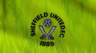 Sheffield United Vintage Away Shirt 1989 to 1991 Medium Umbro Cond 5