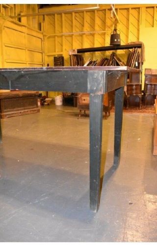 Huge Antique Primitive Industrial Work Bench Table Vintage Furniture 4