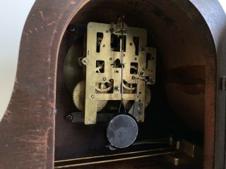 Vintage SETH THOMAS 8 Day PLYMOUTH Camelback Mantle Clock w/Key Rare 7