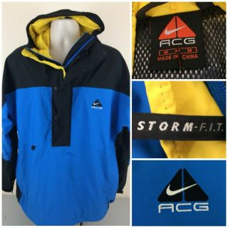 Nike Acg Vintage Storm Fit Hoodie Jacket Pullover Men 