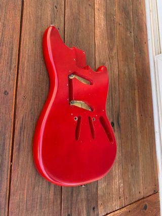 Vintage 1964 Fender Mustang Body - Dakota Red