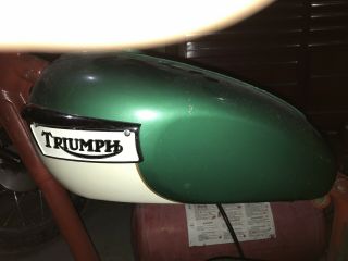 Vintage Triumph Gas Fuel Tank Bobber Chopper Tank T100 - T120 - 500 - 650 - 750