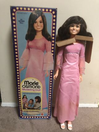 Vintage 1976 Mattel 30 " Tall Marie Osmond Modeling Doll Mannequin Nib