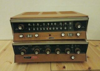 Vintage Heathkit Model Aa - 100 Stereo Amplifier And Aj - 41 Parts Only