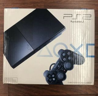 Sony Playstation 2 Ps2 Slim Game Console Ntsc - Vintage Item Rare
