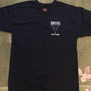 Vtg.  Rare ‘93 Nirvana Local Crew Shirt Xl Orig Not Reprint Kurt Cobain