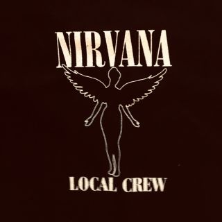Vtg.  Rare ‘93 NIRVANA Local Crew Shirt XL Orig Not Reprint Kurt Cobain 2