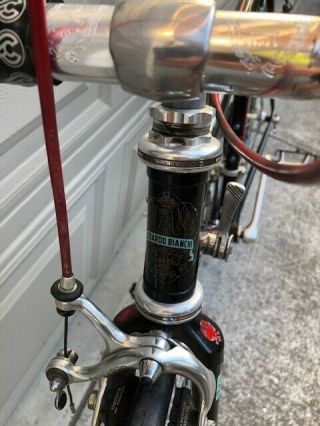 Vintage Bianchi 50cm Road Bike Columbus Steel 9