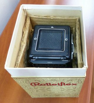 Vintage Rolleiflex Camera with Zeiss Tessar 3.  5/75mm Lens and Box 12