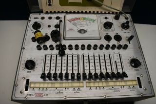 VINTAGE EICO 667 DYNAMIC CONDUCTANCE TUBE & TRANSISTOR TESTER WITH MANUALS 2