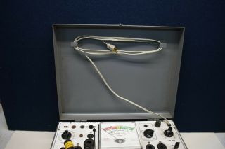 VINTAGE EICO 667 DYNAMIC CONDUCTANCE TUBE & TRANSISTOR TESTER WITH MANUALS 4