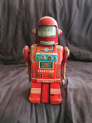 Vintage Cragstan Astronaut 1950’s/60’s Yonezawa Toys;