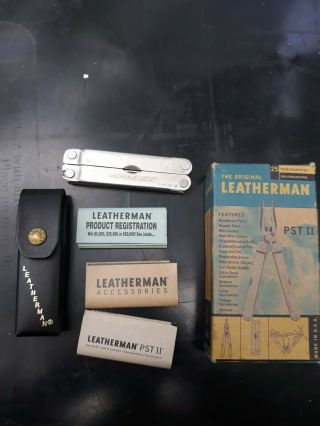 Vintage Leatherman Pocket Survival Tool 2 / Pst Ii / Pst 2 Multitool