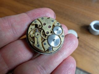 TWO Longines cal.  12.  68Z vintage watch movements with dials - 3