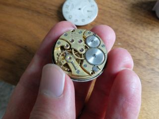 TWO Longines cal.  12.  68Z vintage watch movements with dials - 6